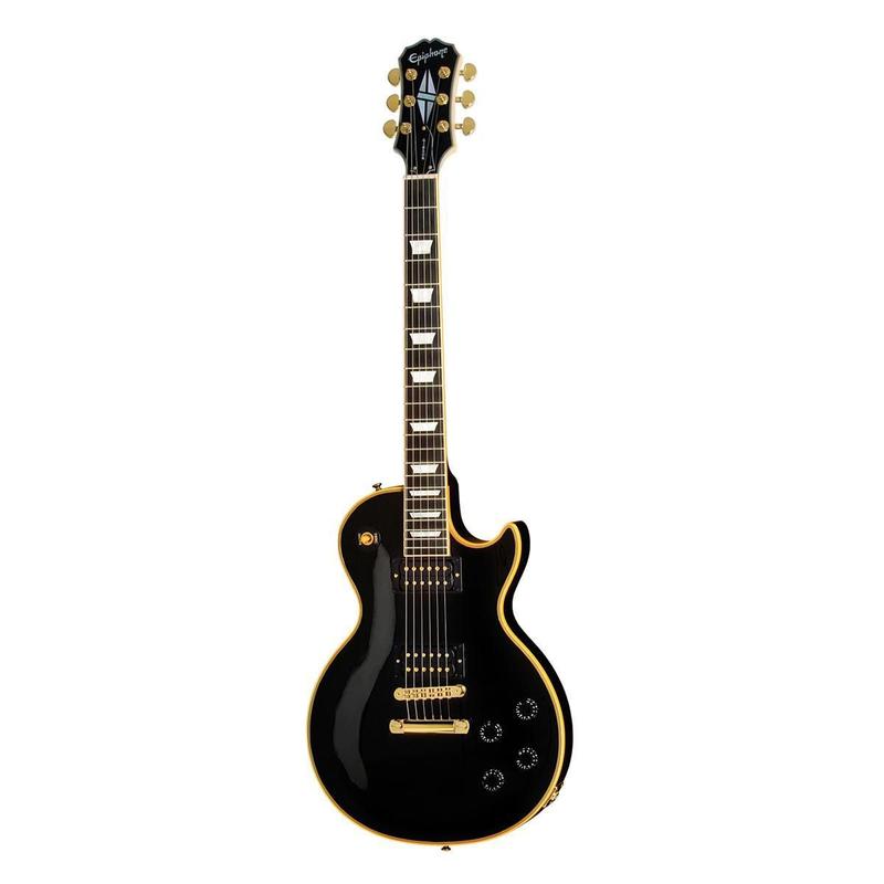 Epiphone inspired by Les Paul Custom 黒 Guitarra Epiphone Les Paul Custom Classic Black - Guitarra